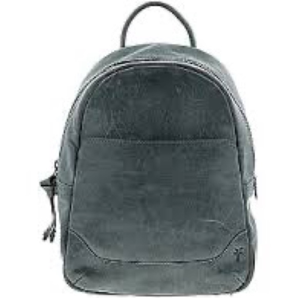 Frye Melissa green backpack leather